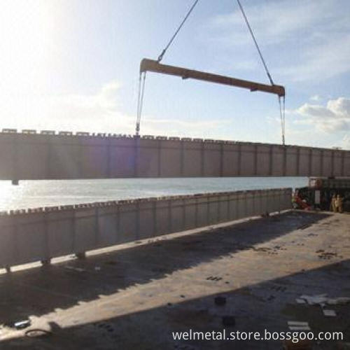 Rainbow Bridge, Large Span Curved Welded Pipe Girder and Bracings Structure
